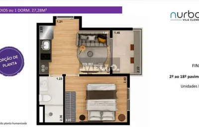 Apartamento à venda na rua doutor diogo de faria, --, vila clementino, são paulo, 2023 m2 por r$ 364.000