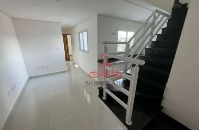 Cobertura com 2 dormitórios à venda, 47 m² por r$ 480.000,00 - vila pires - santo andré/sp