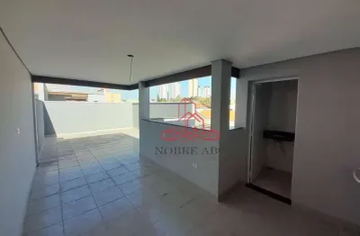 Cobertura com 2 dormitórios à venda, 100 m² por r$ 500.000,00 - vila pires - santo andré/sp