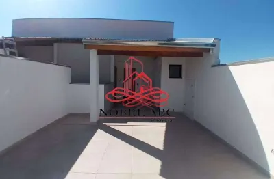 Cobertura com 2 dormitórios à venda, 42 m² por r$ 390.000,00 - jardim alvorada - santo andré/sp