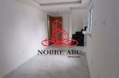 Cobertura com 2 dormitórios à venda, 124 m² por r$ 450.000,00 - jardim progresso - santo andré/sp