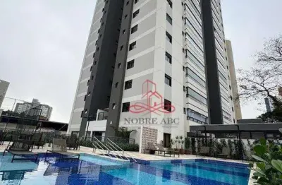 Apartamento de alto padrão com 3 dormitórios à venda, 135 m² por r$ 1.800.000 - vila assunção - santo andré/sp