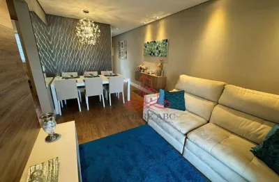 Apartamento com 2 dormitórios à venda, 64 m² por r$ 605.000,00 - campestre - santo andré/sp