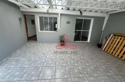 Casa com 3 dormitórios para alugar, 121 m² por r$ 2.850,00 - vila linda - santo andré/sp