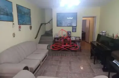 Sobrado com 3 dormitórios à venda, 159 m² por r$ 655.000,00 - vila guarani - santo andré/sp