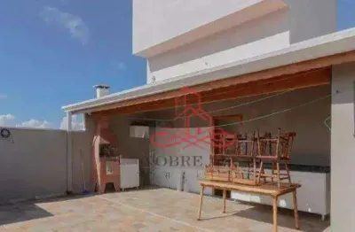 Cobertura com 2 dormitórios para alugar, 60 m² por r$ 3.000/mês - vila camilópolis - santo andré/sp