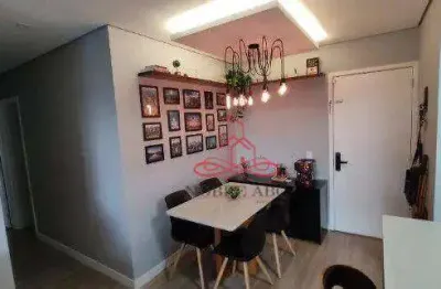 Apartamento com 2 dormitórios à venda, 58 m² por r$ 540.000,00 - vila homero thon - santo andré/sp