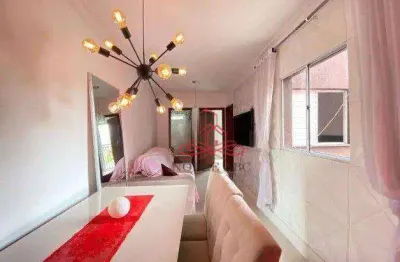 Cobertura com 2 dormitórios à venda, 74 m² por r$ 350.000,00 - vila américa - santo andré/sp