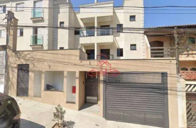 Cobertura com 2 dormitórios à venda, 45 m² por r$ 437.000,00 - vila humaitá - santo andré/sp