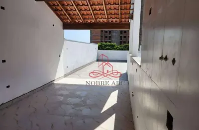 Cobertura com 3 dormitórios à venda, 146 m² por r$ 900.000,00 - campestre - santo andré/sp