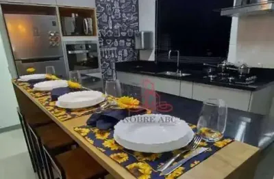 Cobertura com 2 dormitórios à venda, 88 m² por r$ 424.000 - parque joão ramalho - santo andré/sp