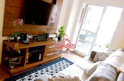 Apartamento com 3 dormitórios à venda, 84 m² por r$ 636.000,00 - vila valparaíso - santo andré/sp