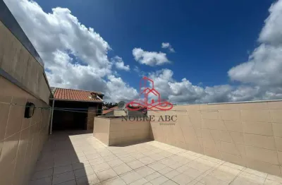 Cobertura com 3 dormitórios à venda, 72 m² por r$ 465.000,00 - vila tibiriçá - santo andré/sp
