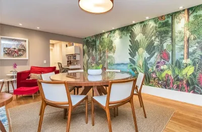 Apartamento em higienópolis, recém-reformado, duas suítes e duas vagas