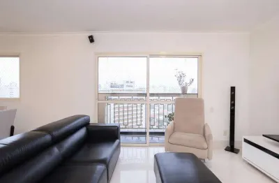 Ótimo apartamento em moema pássaros, mobiliado, 2 por andar, 3 vagas, elevador social privativo!