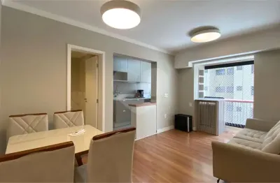 Lindo apartamento reformado na vila nova conceição com 65m², 2 dormitórios e 1 vaga