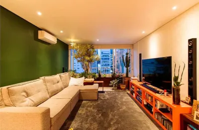 Apartamento venda reformado jardim paulista, 2 suítes, 3 salas e 2 vagas