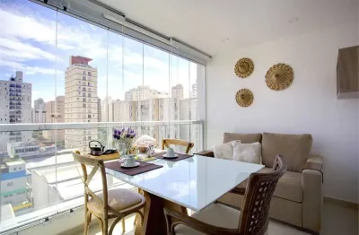 Apartamento à venda de 38 m² em moema com 1 dormitório e 1 vaga.