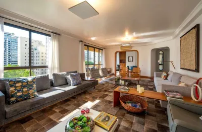 Apartamento a venda na vila nova conceição com 3 suites, 4 vgas, 377 m², proximo  ao pq ibirapuera