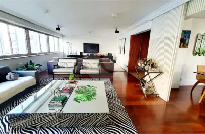 Apartamento 250m2, 4 dormitórios, 1 suíte, living 2 ambientes, 2 vagas, em higienópolis.