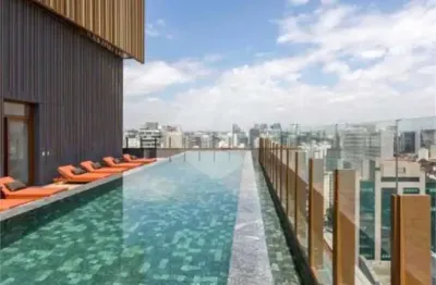 Studio novo a venda na vila nova conceição com 26 m2 e terraço, perto do parque ibirapuera