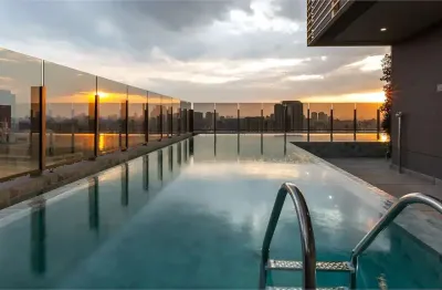 Apartamento para venda no itaim com 1 dormitório, 1 vaga, lazer!