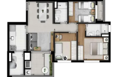Apartamento com 3 quartos à venda na Rua dos Democratas, --, Saúde, São Paulo