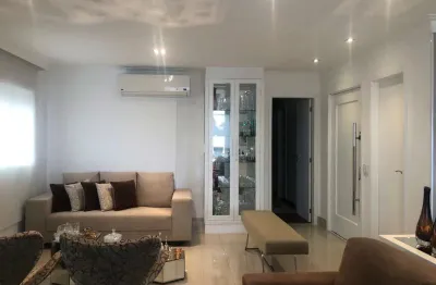 Apartamento  com 170m2, 3 suítes, lavabo,  varanda gourmet integrado a cozinha , e 4 vagas +deposito