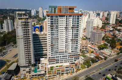 Imóvel bem equipado e aconchegante à venda no brooklin com 2 dormitórios, 1 suíte e 2 banheiros. lazer completo.