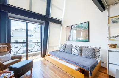 Cobertura loft triplex à venda no jardim américa com 1 suíte e 2 vagas