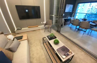 Apartamento novo, com 2 suítes, terraço, lavabo e 1 vaga, a venda no brooklin