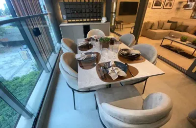 Apartamento novo a venda no brooklin, com 2 suítes, lavabo e 1 vaga de garagem