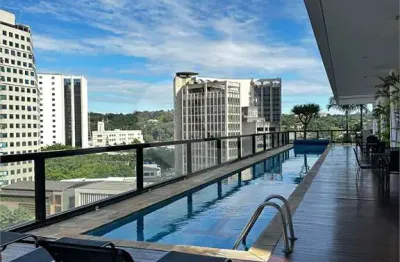Apartamento tipo flat mobiliado para locação localizado no bairro vila  olimpia.