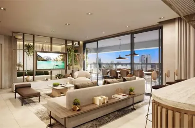 Apartamento no infinity brooklin | 160m² + 20 m² de terraço descoberto | 3 suítes | 2 vagas