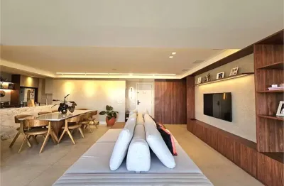 Apartamento mobiliado à venda 146 m² ,3 suítes, 1  escritório , 2 vagas ,deposito