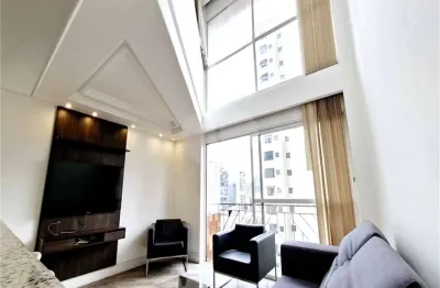 Apartamento duplex com 1 suíte, sala com cozinha americana e 1 vaga à venda na vila nova conceição