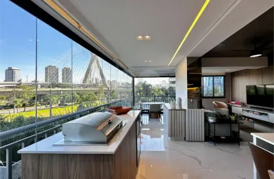 Apartamento com 1 quarto à venda na rua jean peltier, --, brooklin, são paulo, 82 m2 por r$ 1.850.000