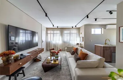 Alto padrão no itaim! apartamento 100m² 2 suites, 1 vaga, reformado e mobiliado. prédio com lazer