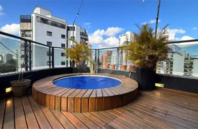 Cobertura de 90 m², com 2 quartos, 2 banheiros, churrasqueira e piscina
