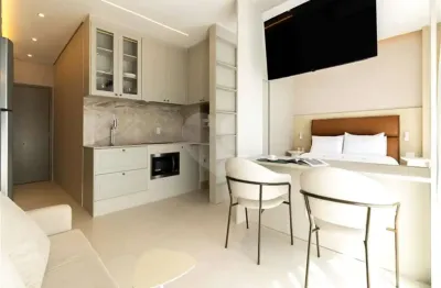 Apartamento de 44,05 m² (studio) com varanda e 1 vaga na garagem na vila olímpia ao lado da avenida brigadeiro faria lima mobiliado e decorado com armários planejados de primeira linha e fino acabamen