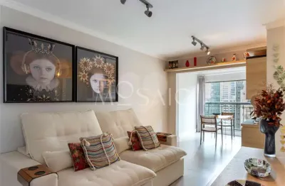 Apartamento venda jardim paulista, 54 m², 2 quartos, 2 salas, 1 vaga, varanda. lazer de clube.