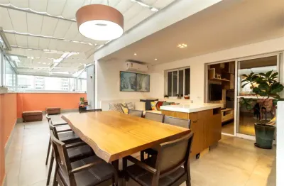 Apartamento garden para venda em vila romana com 3 quartos, sendo 1 suíte, 137m²