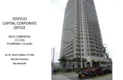 Sala comercial para alugar na Avenida Doutor Chucri Zaidan, --, Brooklin, São Paulo