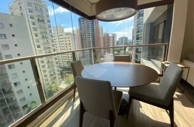 Vila nova conceição-46m² com living/  1 suite/lavabo/ 1 vaga e muito lazer- mobiliado impecável!