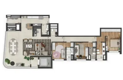 Apartamento com 3 quartos à venda no Alphaville, Barueri 