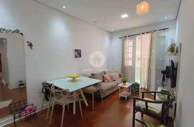 Apartamento com 2 dormitórios à venda, 78 m² - boqueirão - santos/sp