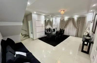 Sobrado com 3 dormitórios à venda, 188 m² por r$ 1.350.000,00 - vila belmiro - santos/sp
