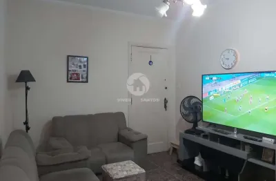 Apartamento com 2 dormitórios à venda, 87 m² por r$ 424.000,00 - gonzaga - santos/sp