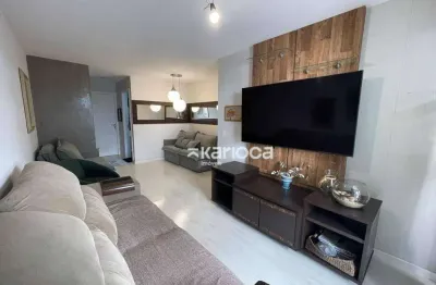 Apartamento com 3 dormitórios e 3 banheiros à venda, 104 m² por r$ 550.000,00 - freguesia de jacarepaguá - rio de janeiro/rj