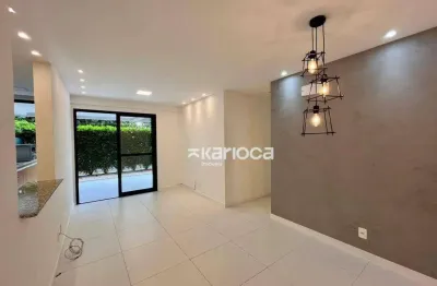 Apartamento garden com 2 dormitórios à venda, 86 m² por r$ 769.000 -  rua omar bandeira ramidan sobrinho -recreio dos bandeirantes - rio de janeiro/rj